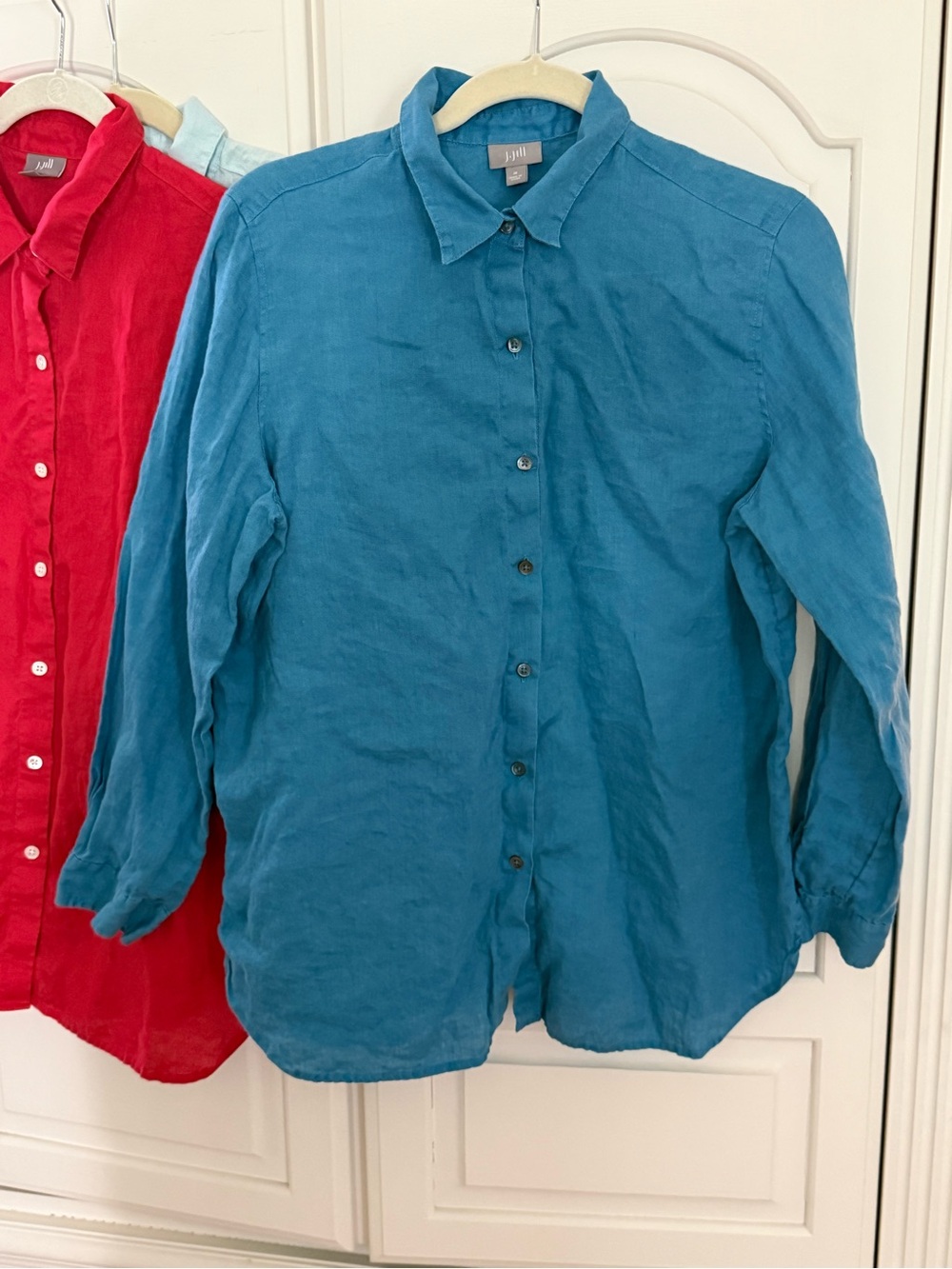 3 J Jill Linen Button Down Shirts M - Picture 3 of 16